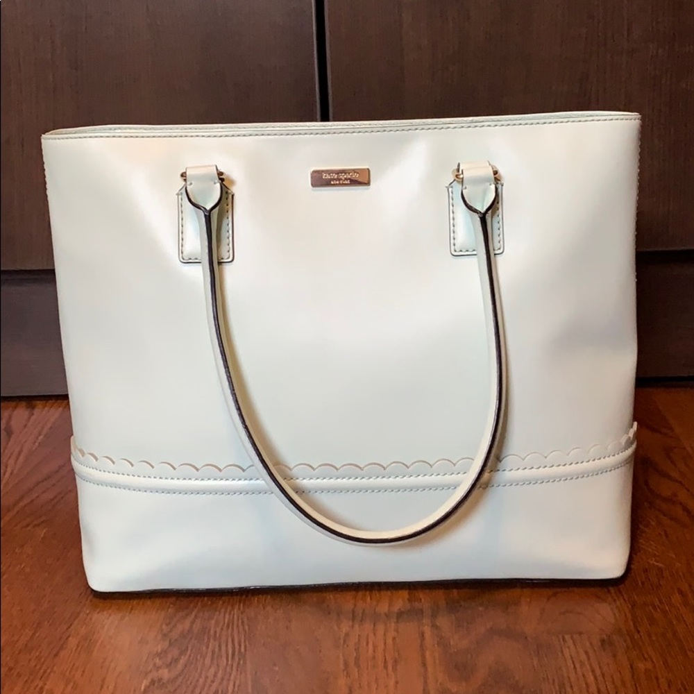Mint Kate Spade Purse with scallop design